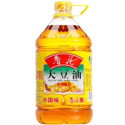 鲁花 食用油 非转基因 大豆油 5L