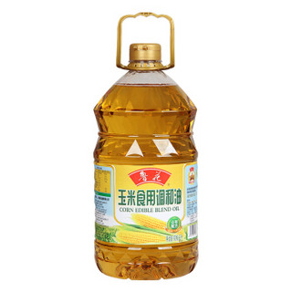 鲁花 非转基因 玉米食用调和油 5L