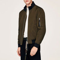 ZARA 05320310505 男士飞行员夹克
