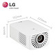 LG PF1500G-GL 投影仪 1080P分辨率 1400流明