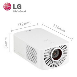 LG PF1500G-GL 投影仪 投影机家用（1080P全高清 1400流明 蓝牙 3D影院 手机/微型/便携投影）