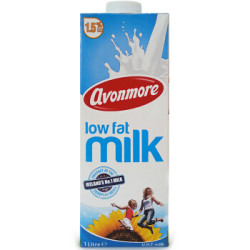 avonmore 爱尔兰进口牛奶 艾恩摩尔（AVONMORE）低脂牛奶 进口草饲 1L*6 整箱装