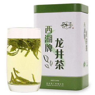 西湖牌 龙井茶 100g 罐装 雨前三级