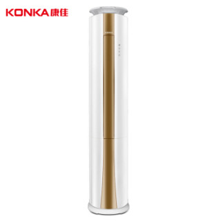 KONKA 康佳 2匹 定速 冷暖 圆柱柜机空调 隐藏显示屏 节能静音 四维立体送风