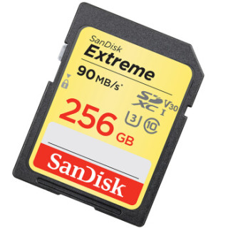 SanDisk 闪迪 读速90MB/s 写速60MB/s 至尊极速SDXC UHS-I V30 U3 Class10 SD卡