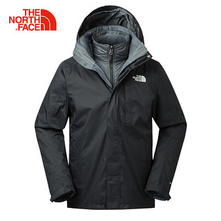 THE NORTH FACE 北面 3CGK 男款秋冬保暖棉三合一冲锋衣