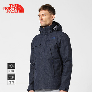 THE NORTH FACE 北面 33S2 男款秋冬户外抓绒三合一冲锋衣