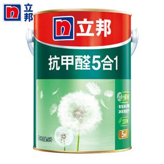 立邦 抗甲醛净味五合一 内墙面漆 5L
