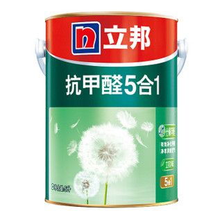 立邦 抗甲醛净味五合一 内墙面漆 5L
