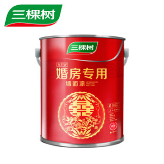 三棵树 囍漆 墙面漆 白色 5L