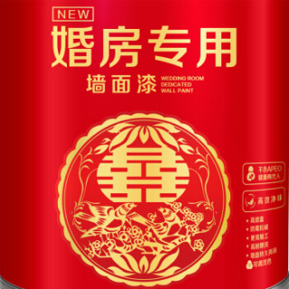 三棵树 囍漆 墙面漆 白色 5L