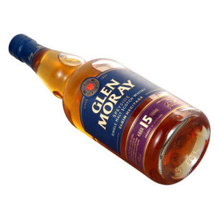 格兰莫雷（Glen Moray）洋酒 传承 15年 斯佩塞 单一麦芽 威士忌 700ml