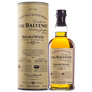 THE BALVENIE 百富 The Balvenie 百富 12年双桶苏格兰达夫镇单一麦芽威士忌 700ml