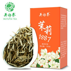 WUYUTAI TEA 吴裕泰 吴裕泰 中华老字号茉莉花茶 茉莉1887量贩装 150g/盒