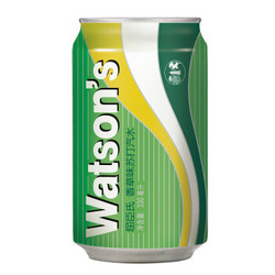 屈臣氏（Watsons）香草味苏打汽水 苏打水汽水饮料  调酒净饮推荐 330ml*24听 整箱装 赠柠檬茶 *2件