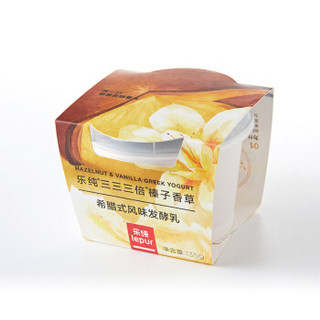 LEPUR 乐纯 榛子香草三三三倍酸奶 135g