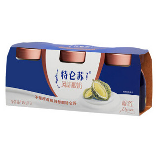 MENGNIU 蒙牛 特仑苏风味酸奶  榴莲口味 115g*3盒