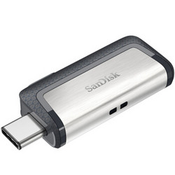 SanDisk 闪迪 至尊高速系列 Ultra Dual Drive U盘 128G USB/Type-C双口 银色