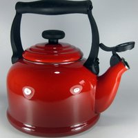 Le Creuset 酷彩 Tradition系列 珐琅碳钢烧水壶 樱桃红 2.1L