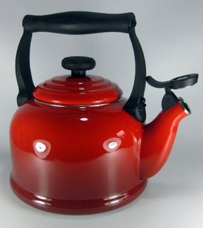 Le Creuset 酷彩 Tradition系列 珐琅碳钢烧水壶 樱桃红 2.1L