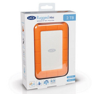  LaCie Rugged Mini 2.5英寸 USB3.0 移动硬盘 （9000298）