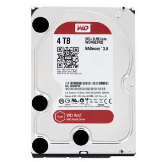 WD 西部数据 WD40EFRX 台式机硬盘 红盘 4TB