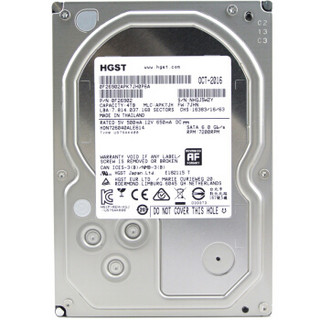 昱科(HGST) 7200转128MB SATA6Gb/s NAS网络硬盘(H3IKNAS400012872SWW)