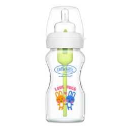 进口品牌布朗博士防胀气5安士/150ml 宽口玻璃婴儿宝宝儿童奶瓶