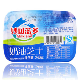 Milkland 妙可蓝多 奶油芝士 240g