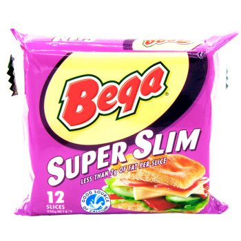 限地区bega百嘉超级轻怡再制干酪片250g