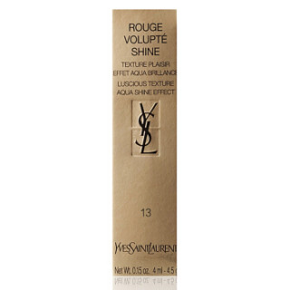 YVES SAINT LAURENT 圣罗兰 ROUGE VOLUPTÉ SHINE 莹亮纯魅唇膏(金管圆管口红)