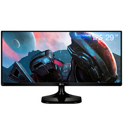 7号秒杀LG 29英寸21:9 IPS 超宽带鱼屏 sRGB99% 低闪屏滤蓝光LED背光液晶显示器（29UM58）