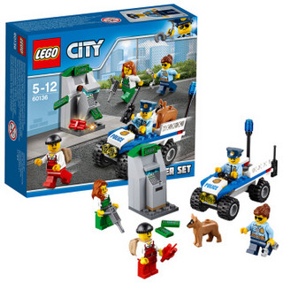 LEGO 乐高 City城市系列 60136 警察：警察局入门套装