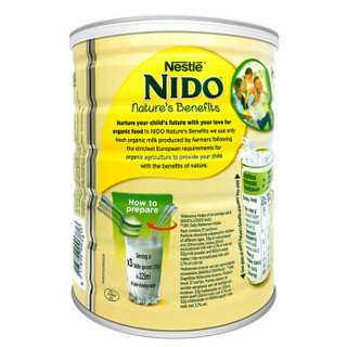 Nestlé 雀巢 Nido Organic 有机高钙成人奶粉 900g