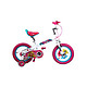 芭比(BARBIE)5-8岁儿童自行车16寸童车小孩芭比公主女款单车B61083-B