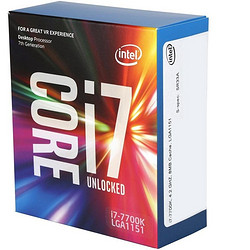 intel 英特尔 Core 酷睿 i7-7700K 处理器