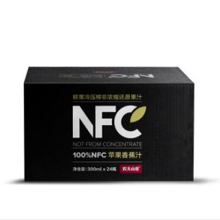NONGFU SPRING 农夫山泉 100% 苹果香蕉汁 NFC果汁饮料