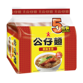 Doll 公仔面原味冬菜味方便面103g 5包 报价价格评测怎么样 什么值得买