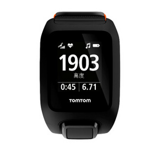 TomTom Adventurer 探险者 户外GPS心率腕表 矿石黑