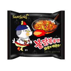 韩国进口 三养(SAMYANG)火鸡面 超辣鸡肉味拌面 700g方便面(140g*5包入) *2件