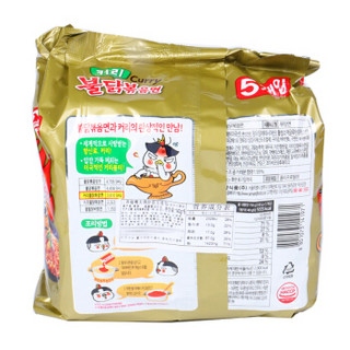 SAMYANG 三养 火鸡面 咖喱味拌面 140g*5包