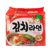 SAMYANG 三养 韩国进口(SAMYANG)三养辣白菜味拉面 600g(120g*5包入)