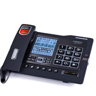 CHINOE 中诺 G025升级16G版录音电话机座机可录音480小时支持扩充至32G智能自动录音办公家用固定电话留言黑色