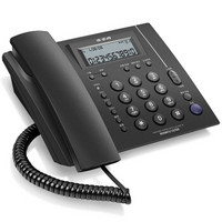 步步高（BBK） HCD113 欧式办公家用固定电话机座机 一键存拨 免电池 vip号码（深色）