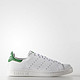 Adidas三叶草 Stan Smith M20605 绿尾 运动板鞋