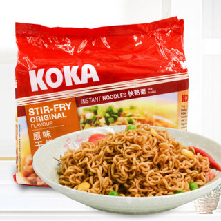 KOKA 可口 方便面 原味干捞快熟泡面 85g*5 新加坡进口