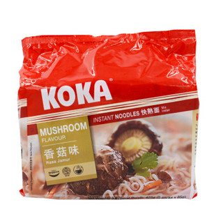 KOKA 香菇素汤 快熟面 85g*5包