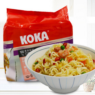 KOKA 香辣芝麻味 非油炸 快熟拉面 85g*4包