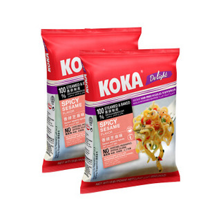 KOKA 香辣芝麻味 非油炸 快熟拉面 85g*4包