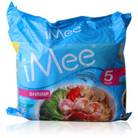 艾米 （IMee） 泰国进口 方便面 虾味方便面 70g*5包 五连包
